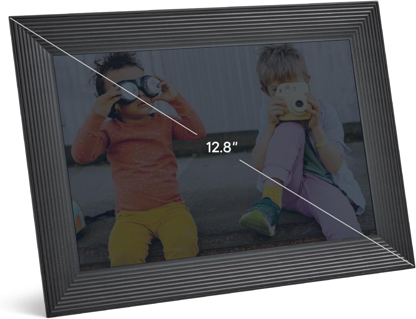 Aura Carver 10.1" HD Digital Picture Frame | Wirecutter's Best Digital Frame for Gifting | Send Photos Directly to Your Frame from Anywhere | Quick & Easy Setup Over WiFi | Unlimited Storage - Black - Image 8